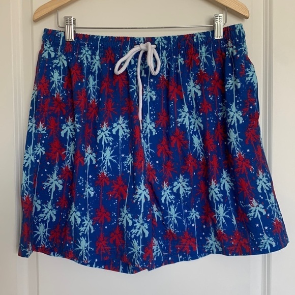 Southern Proper Men’s Swim Trunks Blue/Red XL - Picture 1 of 7